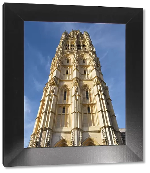 France, Normandy, Rouen, Notra dame cathedral; Bell tower