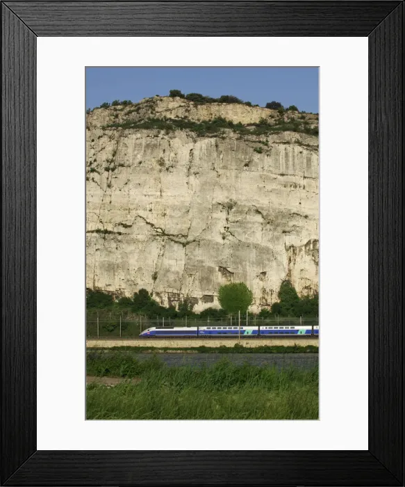 Framed Print : Train, Bourg-Saint-Andeol, Rha'ne, Ardache, Rha'nes Alpes, France Framed Print : Train, Bourg-Saint-Andeol, Rha'ne, Ardache, Rha'nes Alpes, France