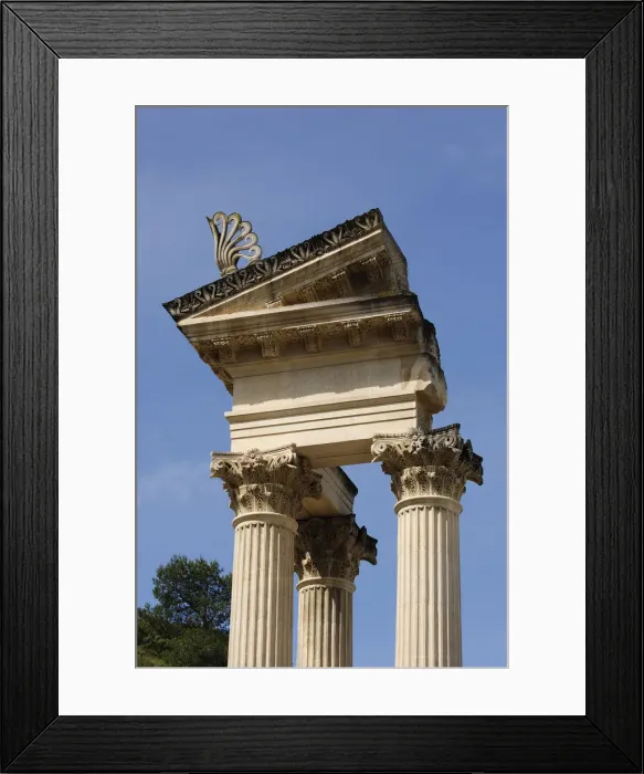 Framed Print : Temple of Glanum, Plateau des Antiques, Saint Remy de Provence, Provence, France Framed Print : Temple of Glanum, Plateau des Antiques, Saint Remy de Provence, Provence, France