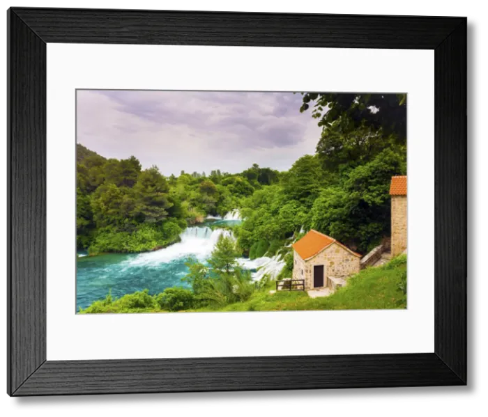 Framed Print : Dalmatia, Croatia, Krka National park, Waterfalls at Skadinski Buk Framed Print : Dalmatia, Croatia, Krka National park, Waterfalls at Skadinski Buk