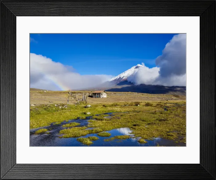 Framed Print : View towards Cotopaxi Volcano, Cotopaxi National Park, Cotopaxi Province, Ecuador Framed Print : View towards Cotopaxi Volcano, Cotopaxi National Park, Cotopaxi Province, Ecuador