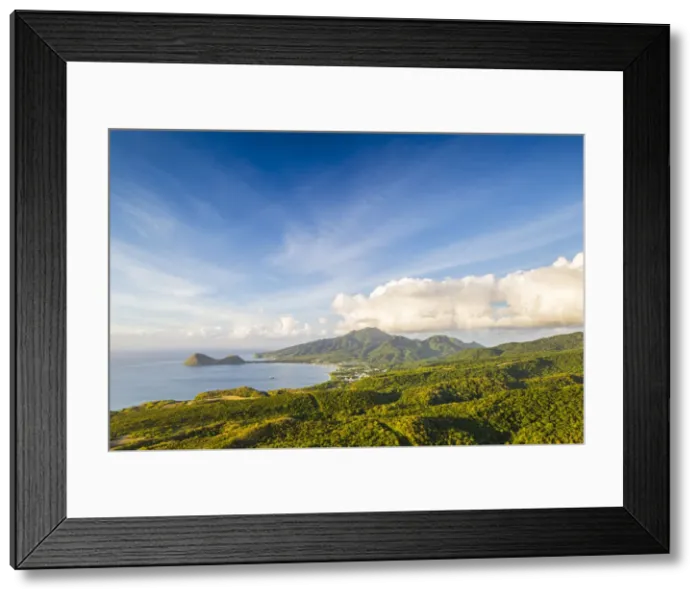 Framed Print : Dominica, Portsmouth. The view towards Portsmouth and Prince Rupert Bay from Morne Framed Print : Dominica, Portsmouth. The view towards Portsmouth and Prince Rupert Bay from Morne