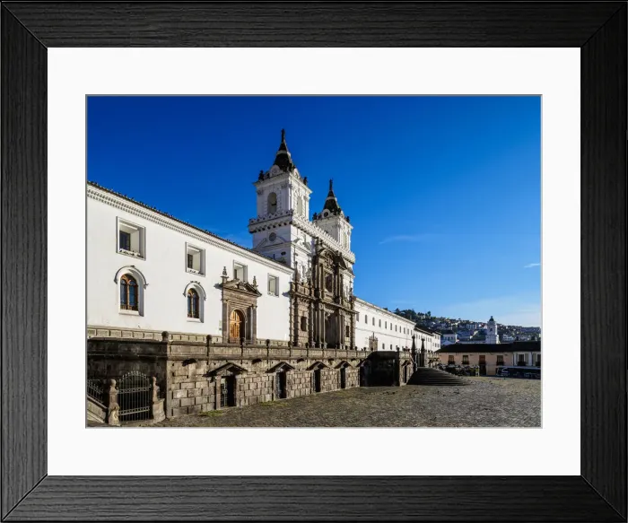 Framed Print : Saint Francis Church and Monastery, Plaza San Francisco, Old Town, Quito, Pichincha Framed Print : Saint Francis Church and Monastery, Plaza San Francisco, Old Town, Quito, Pichincha