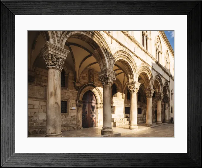 Framed Print : Old Town, Dubrovnik, Croatia