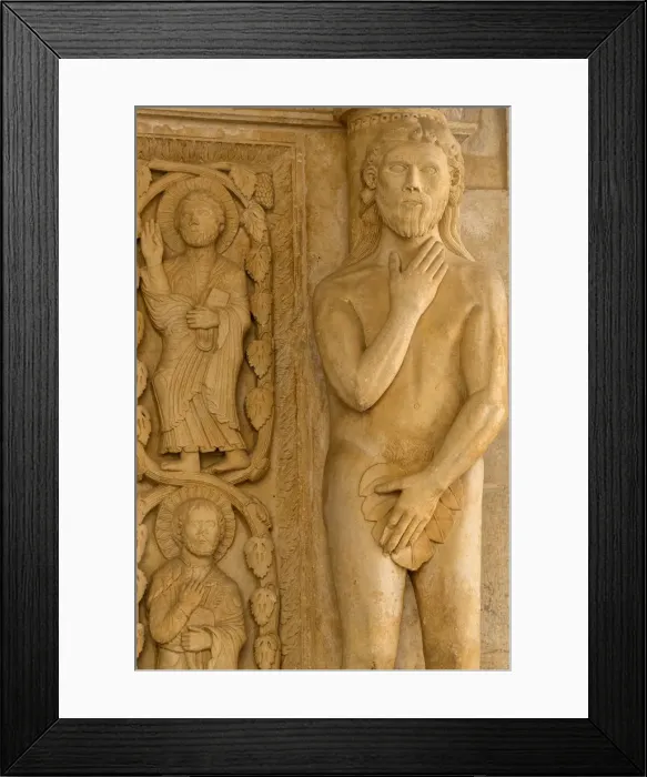 Framed Print : Europe, Balkan, Croatia, Trogir, Detail of Cathedral Framed Print : Europe, Balkan, Croatia, Trogir, Detail of Cathedral