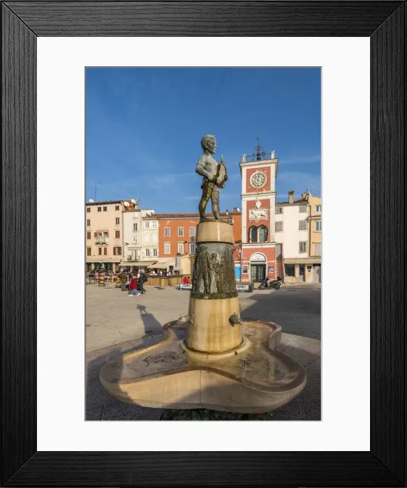 Framed Print : Marsala Tita square, Rovinj - Rovigno, Istria, Croatia Framed Print : Marsala Tita square, Rovinj - Rovigno, Istria, Croatia