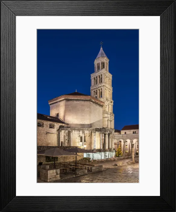 Framed Print : Night view of the Palace of Diocletian, Split, Dalmatia, Croatia Framed Print : Night view of the Palace of Diocletian, Split, Dalmatia, Croatia
