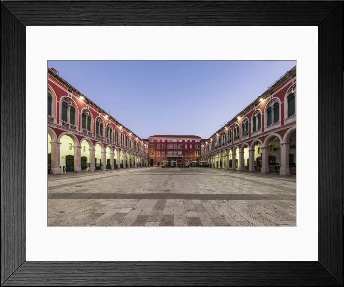 Framed Print : Prokurative neo-renaissance buildings in Trg Republike square, Split, Dalmatia, Croatia Framed Print : Prokurative neo-renaissance buildings in Trg Republike square, Split, Dalmatia, Croatia