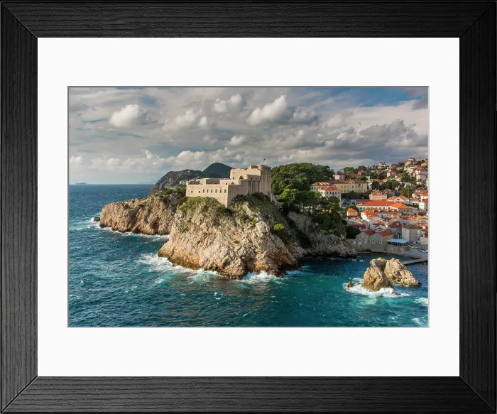 Framed Print : Fort Lovrijenac, Dubrovnik, Croatia Framed Print : Fort Lovrijenac, Dubrovnik, Croatia