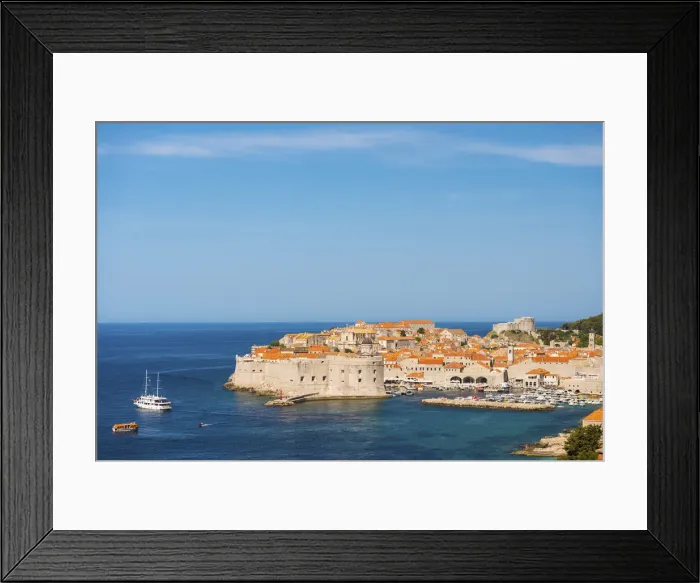 Framed Print : Croatia, Dalmatia, Dubrovnik, Old town. View over the old town Framed Print : Croatia, Dalmatia, Dubrovnik, Old town. View over the old town