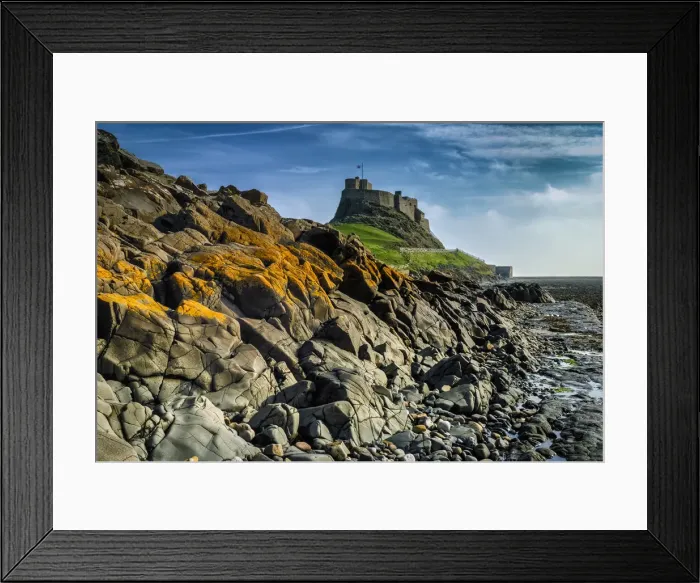 Framed Print : Europe, England, Northumberland, Holy Island, Lindisfarne Castle Framed Print : Europe, England, Northumberland, Holy Island, Lindisfarne Castle