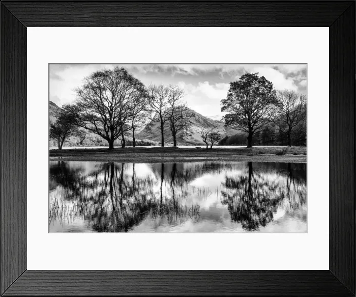 Framed Print : Buttermere reflections, Cumbria, UK Framed Print : Buttermere reflections, Cumbria, UK