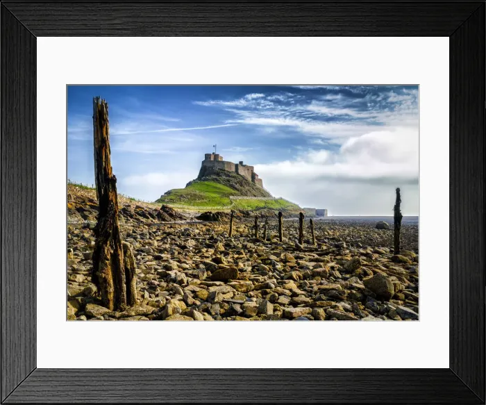 Framed Print : Europe, England, Northumberland, Holy Island, Lindisfarne Castle Framed Print : Europe, England, Northumberland, Holy Island, Lindisfarne Castle