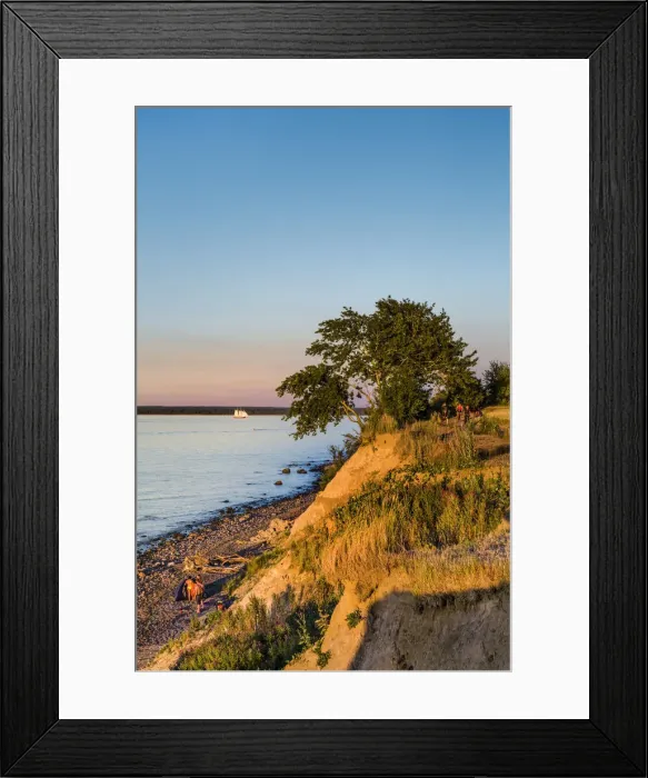Framed Print : Cliff in evening light, Brodtener Ufer, Niendorf, Baltic coast, Schleswig-Holstein Framed Print : Cliff in evening light, Brodtener Ufer, Niendorf, Baltic coast, Schleswig-Holstein