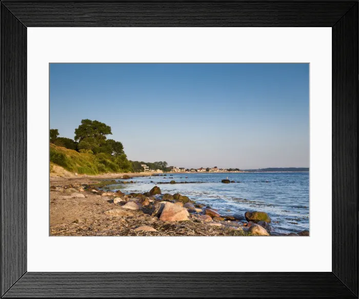Framed Print : View from Brodtener Ufer towards Niendorf, Baltic coast, Schleswig-Holstein, Germany Framed Print : View from Brodtener Ufer towards Niendorf, Baltic coast, Schleswig-Holstein, Germany