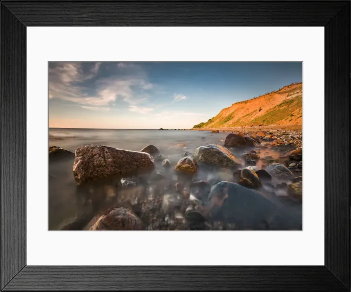 Framed Print : Cliff Brodtener Ufer, Niendorf, Baltic coast, Schleswig-Holstein, Germany Framed Print : Cliff Brodtener Ufer, Niendorf, Baltic coast, Schleswig-Holstein, Germany