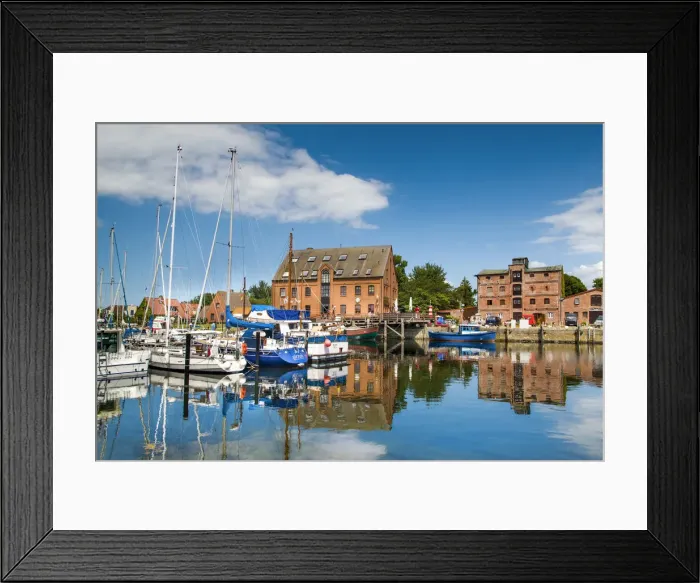 Framed Print : Harbour, Orth, Fehmarn island, Baltic coast, Schleswig-Holstein, Germany Framed Print : Harbour, Orth, Fehmarn island, Baltic coast, Schleswig-Holstein, Germany