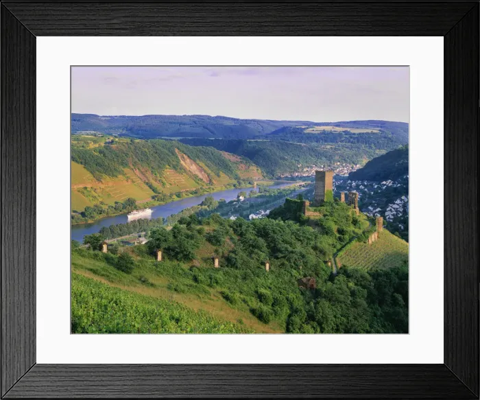Framed Print : Germany, Rhineland-Palatinate, Niederburg castle Framed Print : Germany, Rhineland-Palatinate, Niederburg castle