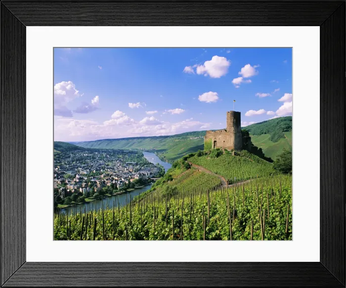 Framed Print : Germany, Rhineland-Palatinate, Landshut casle