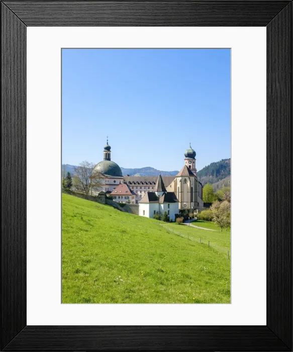 Framed Print : Benedictine Monastery of Saint Trudpert (Kloster Sankt Trudpert) in early Spring Framed Print : Benedictine Monastery of Saint Trudpert (Kloster Sankt Trudpert) in early Spring