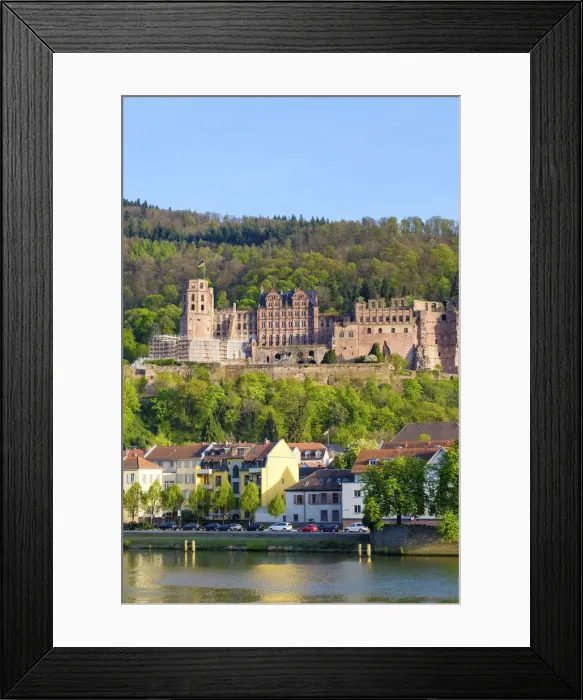 Framed Print : Germany, Baden-WAorttemberg, Heidelberg. Schloss Heidelberg castle on the Neckar River Framed Print : Germany, Baden-WAorttemberg, Heidelberg. Schloss Heidelberg castle on the Neckar River