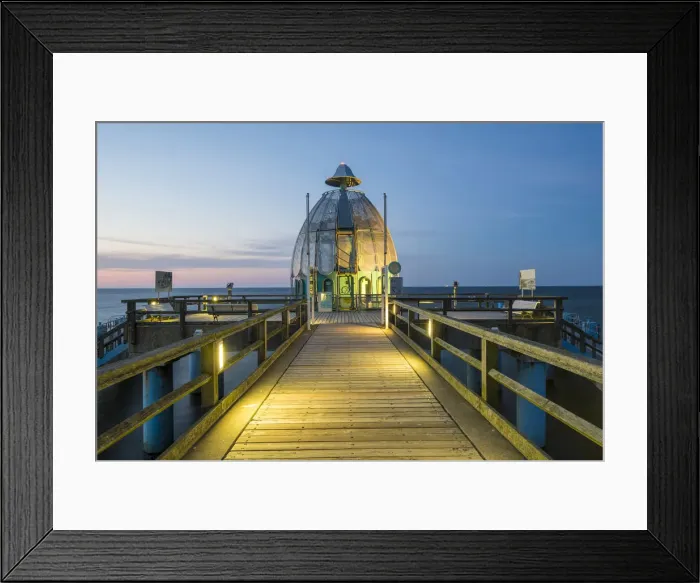 Framed Print : Sellin pier, Rugen Island, Baltic coast, Mecklenburg-Western Pomerania, Germany Framed Print : Sellin pier, Rugen Island, Baltic coast, Mecklenburg-Western Pomerania, Germany