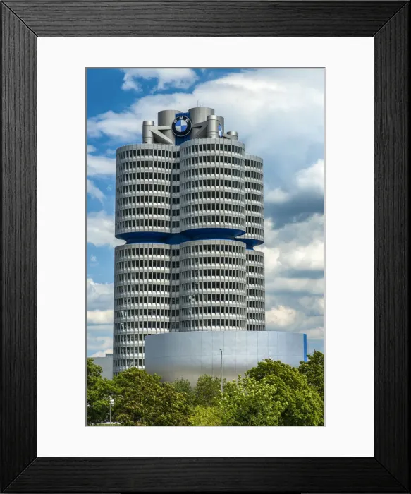 Framed Print : BMW Headquarters or BMW Tower, Munich, Bavaria, Germany Framed Print : BMW Headquarters or BMW Tower, Munich, Bavaria, Germany