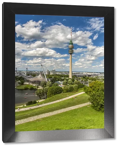 Olympic Tower, Olympiapark, Munich, Bavaria, Germany