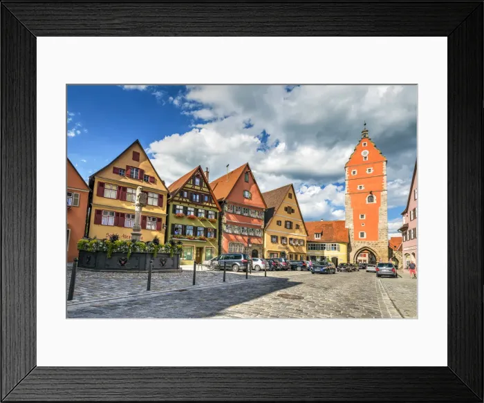 Framed Print : Dinkelsbuhl, Bavaria, Germany Framed Print : Dinkelsbuhl, Bavaria, Germany