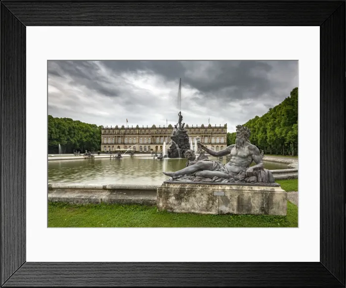 Framed Print : Herrenchiemsee New Palace or Neues Schloss Herrenchiemsee, Herreninsel, Bavaria, Germany Framed Print : Herrenchiemsee New Palace or Neues Schloss Herrenchiemsee, Herreninsel, Bavaria, Germany