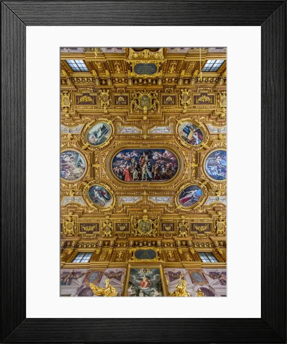 Framed Print : Goldener Saal or Golden hall, Rathaus or City Hall, Augsburg, Bavaria, Germany Framed Print : Goldener Saal or Golden hall, Rathaus or City Hall, Augsburg, Bavaria, Germany