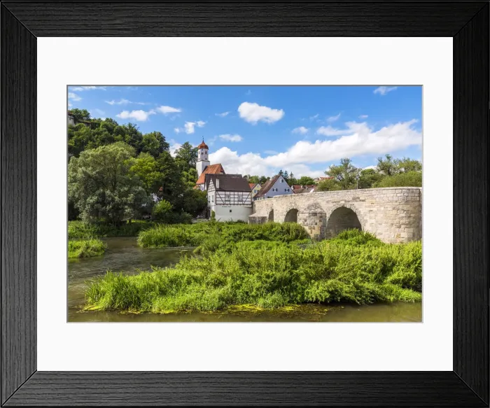 Framed Print : Harburg, Bavaria, Germany Framed Print : Harburg, Bavaria, Germany