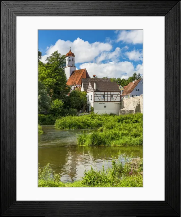 Framed Print : Harburg, Bavaria, Germany Framed Print : Harburg, Bavaria, Germany