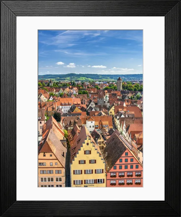 Framed Print : Rothenburg ob der Tauber, Bavaria, Germany Framed Print : Rothenburg ob der Tauber, Bavaria, Germany