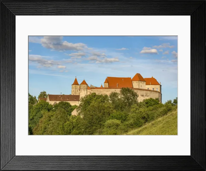 Framed Print : Schloss Harburg or Harburg castle, Harburg, Bavaria, Germany Framed Print : Schloss Harburg or Harburg castle, Harburg, Bavaria, Germany