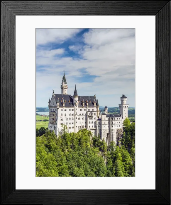 Framed Print : Neuschwanstein Castle or Schloss Neuschwanstein, Schwangau, Bavaria, Germany Framed Print : Neuschwanstein Castle or Schloss Neuschwanstein, Schwangau, Bavaria, Germany
