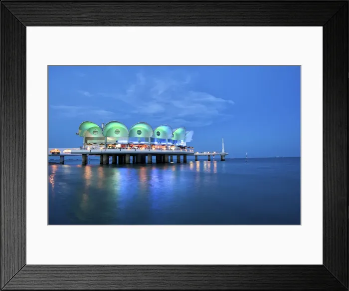 Framed Print : Italy, Sicily, Terrace by the sea of Lignano in the evening hours Framed Print : Italy, Sicily, Terrace by the sea of Lignano in the evening hours