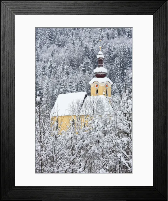 Framed Print : Italy, Friuli Venezia Giulia, Alpine church in Fusine near the border with Austria Framed Print : Italy, Friuli Venezia Giulia, Alpine church in Fusine near the border with Austria