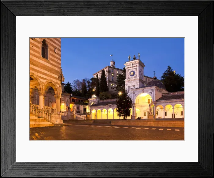 Framed Print : Italy, Friuli Venezia Giulia, Udine, Loggia of St. John, in the background the Castle Framed Print : Italy, Friuli Venezia Giulia, Udine, Loggia of St. John, in the background the Castle