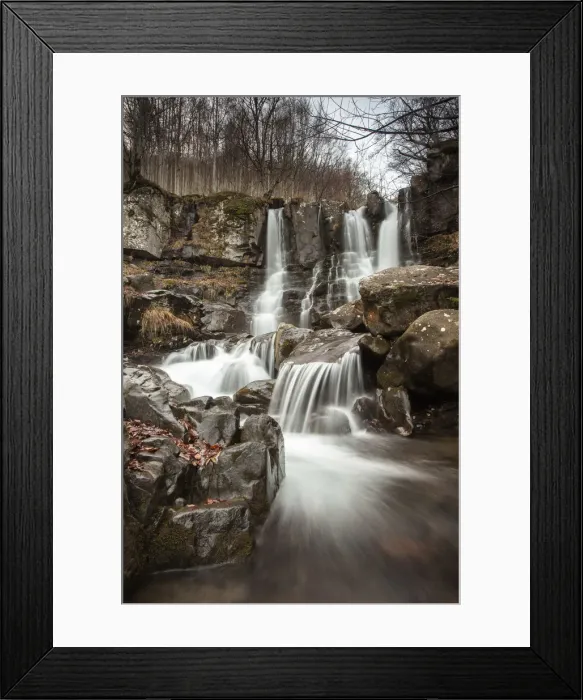 Framed Print : Italy, Emilia Romagna, First jump of Dardagna waterfall Framed Print : Italy, Emilia Romagna, First jump of Dardagna waterfall