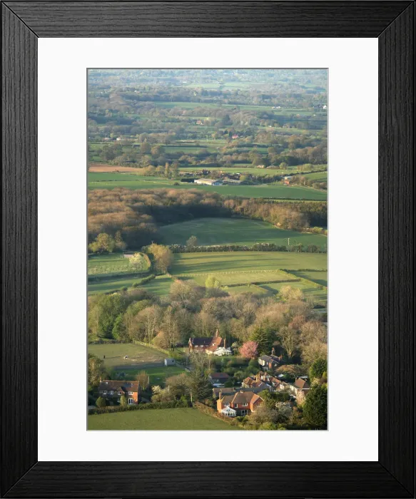 Framed Print : Europe, United Kingdom, England, East Sussex, South Downs, Ditchling Beacon, view Framed Print : Europe, United Kingdom, England, East Sussex, South Downs, Ditchling Beacon, view