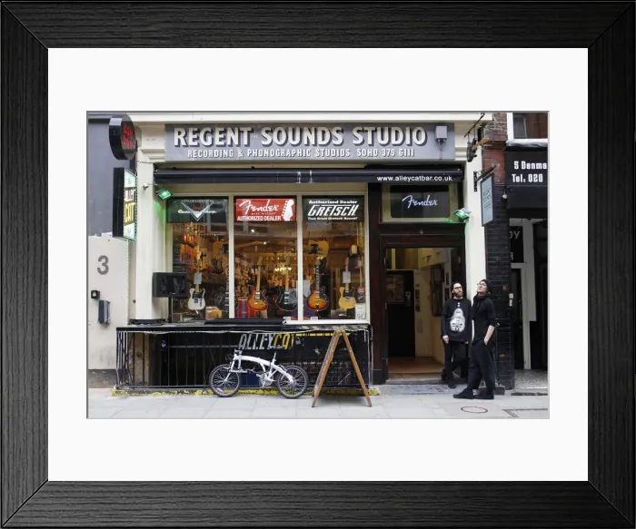 Framed Print : Europe, United Kingdom, England, London, Soho, Denmark Street, Regent Sound Studio Framed Print : Europe, United Kingdom, England, London, Soho, Denmark Street, Regent Sound Studio