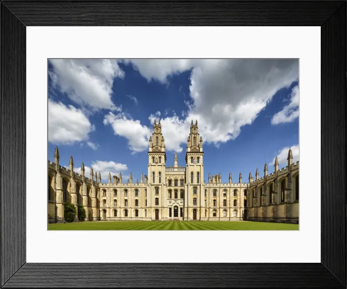 Framed Print : Europe, United Kingom, England, Oxfordshire, Oxford, All Souls College Framed Print : Europe, United Kingom, England, Oxfordshire, Oxford, All Souls College