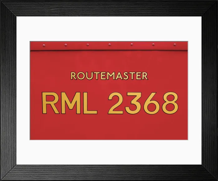Framed Print : Details of the iconic Routemaster, Finsbury Park, London, UK Framed Print : Details of the iconic Routemaster, Finsbury Park, London, UK