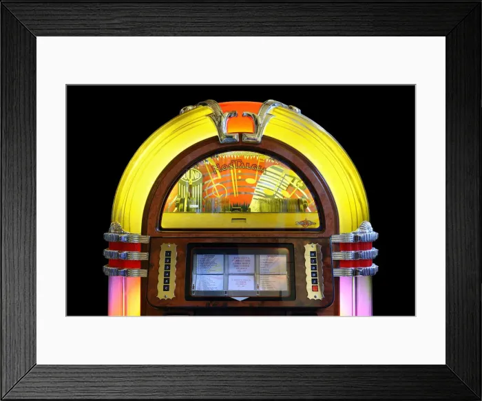 Framed Print : Europe, England, West Yorkshire, Jukebox Framed Print : Europe, England, West Yorkshire, Jukebox