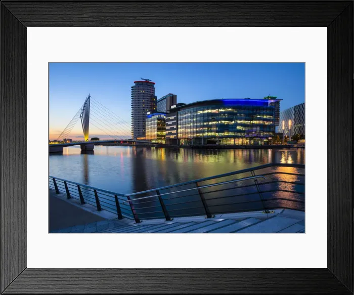 Framed Print : England, Lancashire, Manchester, Salford Quays Framed Print : England, Lancashire, Manchester, Salford Quays