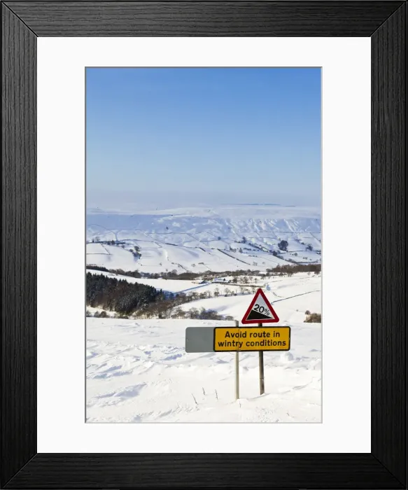 Framed Print : United Kingdom, England, North Yorkshire, Kirkbymoorside, Blakey Ridge