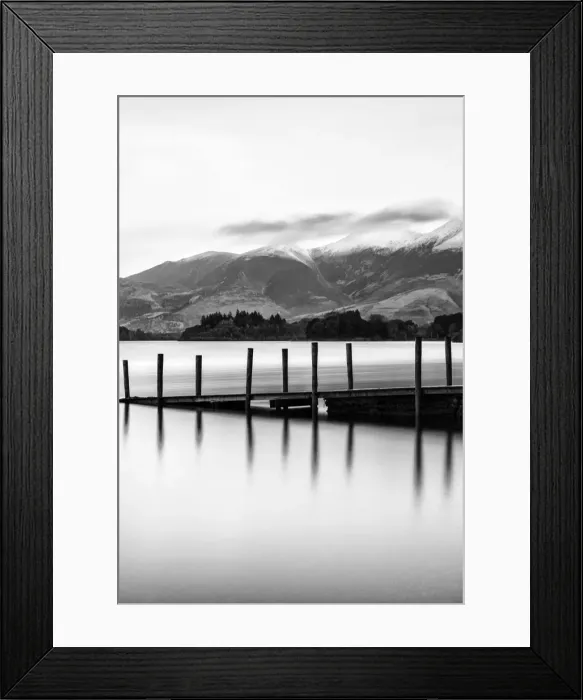 Framed Print : Jetty on Derwentwater, Cumbria, UK Framed Print : Jetty on Derwentwater, Cumbria, UK
