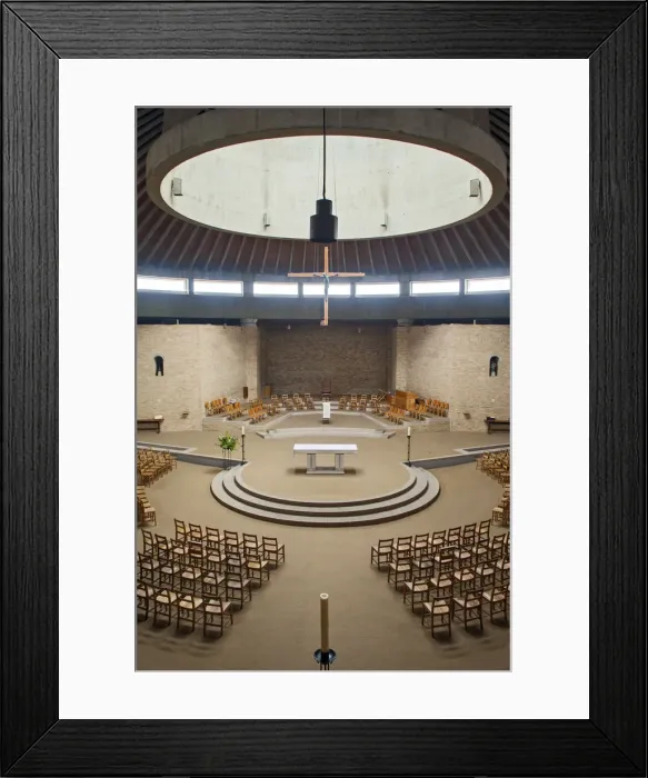 Framed Print : Europe, United Kingdom, England, Turners Hill, Worth Abbey, the interior of the abbey Framed Print : Europe, United Kingdom, England, Turners Hill, Worth Abbey, the interior of the abbey
