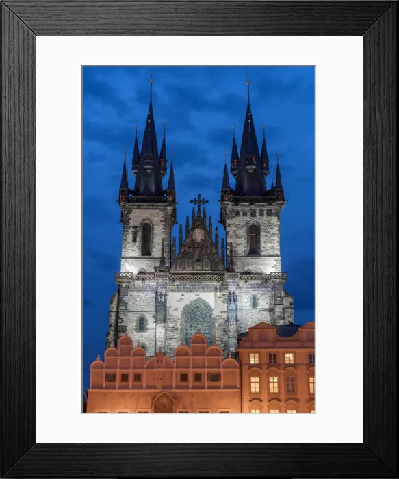 Framed Print : Europe, Czech Republic, Prague, Old Town Square, Church of Our Lady Before Tyn Framed Print : Europe, Czech Republic, Prague, Old Town Square, Church of Our Lady Before Tyn